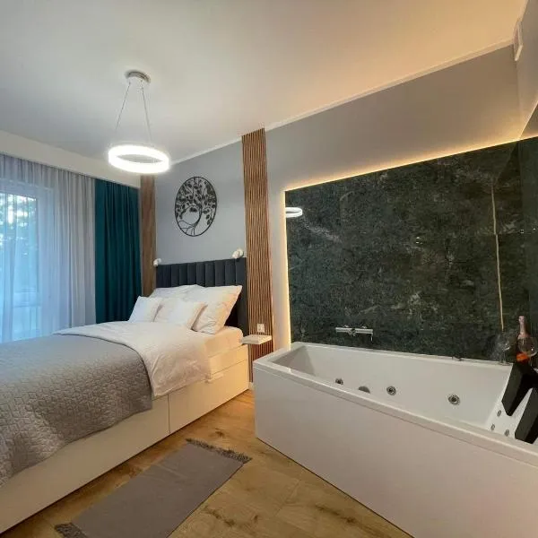 Caroline Jacuzzi Apartments，位于马佐夫舍地区新庄园的酒店