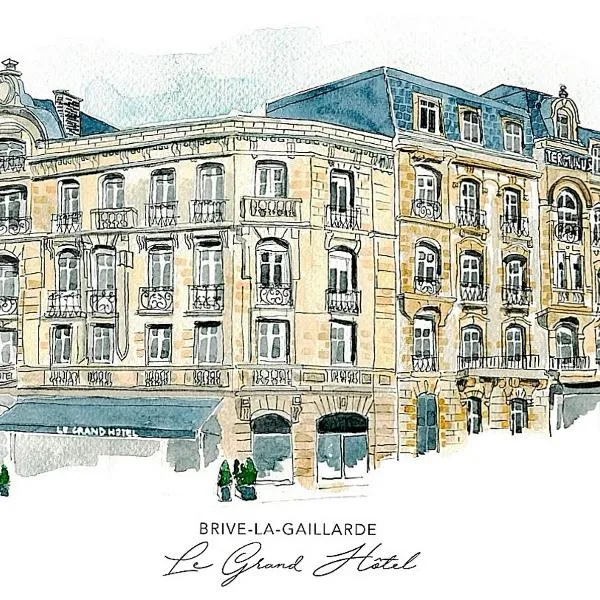 布里夫大酒店 ，位于Saint-Viance的酒店