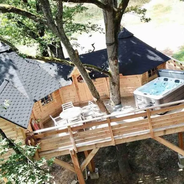 La Cabane perchée de la Mure，位于Bongheat的酒店