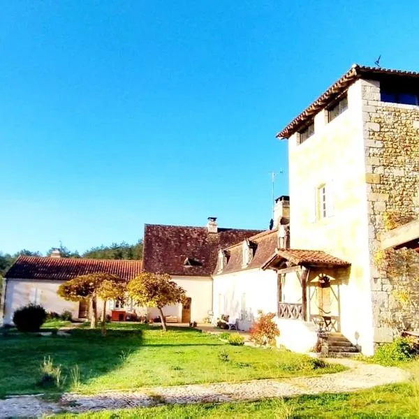 Les Jardins de la Beylie - Chambre d'hôtes，位于Laudinie的酒店