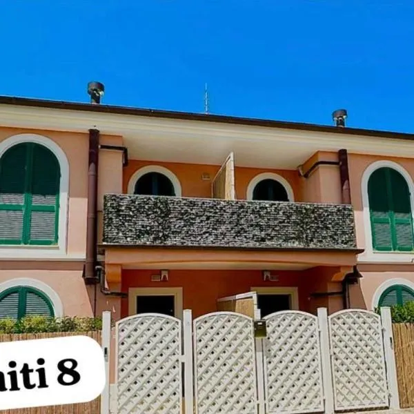 Conero Casa T8- Marcelli di Numana in Piazzale Tremiti 8 con Parcheggio Esclusivo Giardino e Barbecue，位于马瑟利的酒店