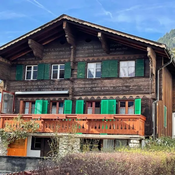 Chalet Nostalgie，位于Château-d’Œx的酒店