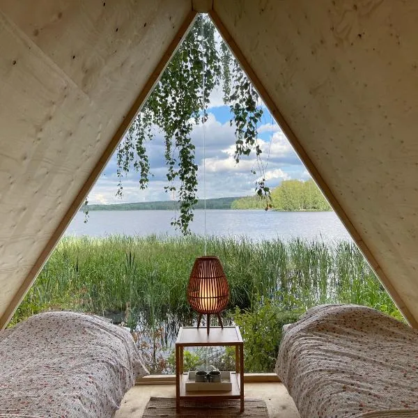 Triangeli -glampingmökki,位于海门林纳的酒店