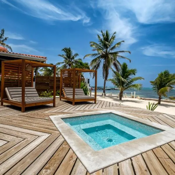 Diamante Beachfront Suites，位于Ambergris Cay的酒店