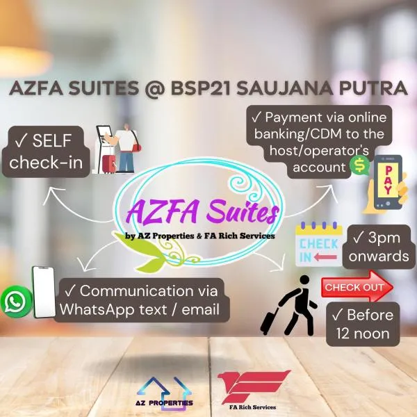 Bandar Saujana Putra BSP 21 AZFA Suite [FREE WiFi]，位于Jenjarum的酒店