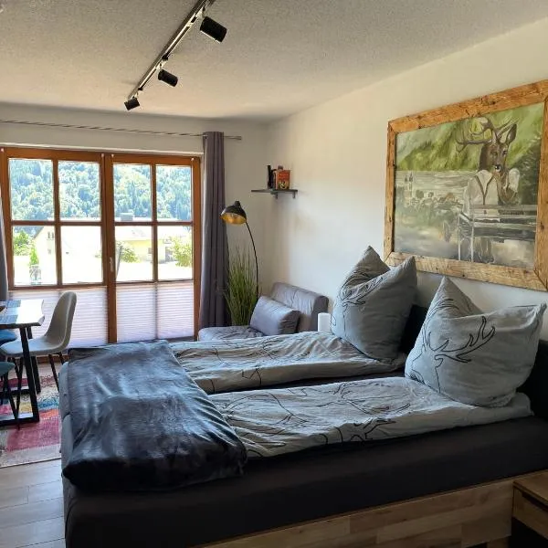 Apartment Wildbert mit Blick auf die Donau, nur Feriengäste willkommen, keine Arbeiterunterkunft!，位于Obernzell的酒店