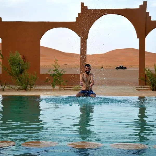 Kasbah Du Berger & Piscine，位于梅尔祖卡的酒店