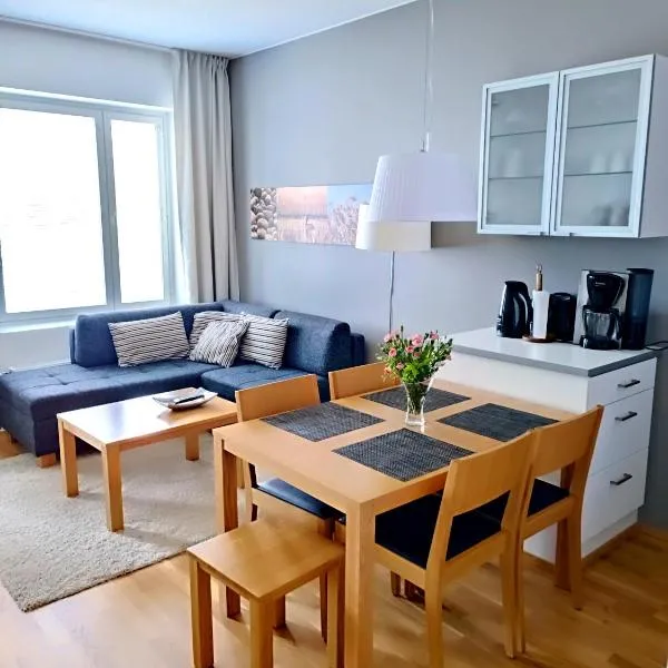 Laatuhuoneisto Saimaa näkymällä- Luxury apartment by lake Saimaa，位于伊马特拉的酒店
