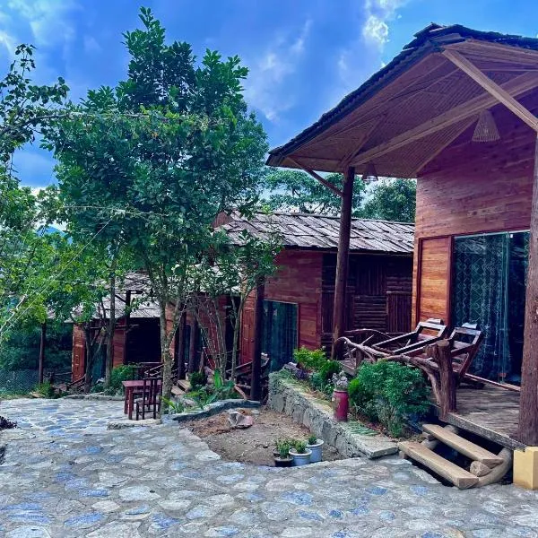 Bac Ha Charm Stay，位于Nam Liên的酒店