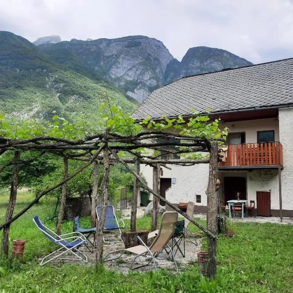 Stara Hiša，位于Log Čezsoški的酒店