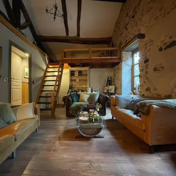 Maison Vigneron - Maison et Studio，位于Saint-Didier-sur-Beaujeu的酒店
