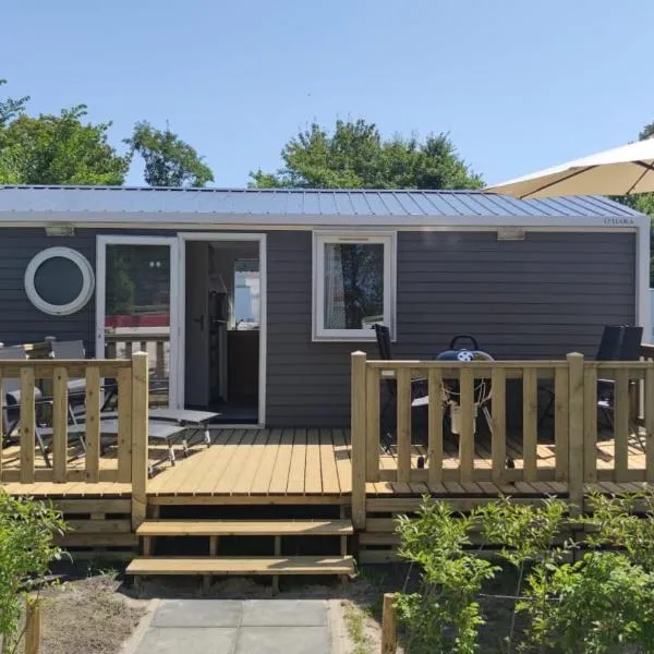 MOBILHEIM HERZ LAUWERSOOG - Chalet Robbengat，位于劳雷尔苏格的酒店