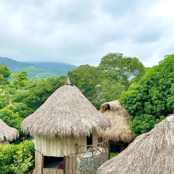 ECOCABAÑAS DIOSA JAGUAR tayrona，位于圣玛尔塔的酒店