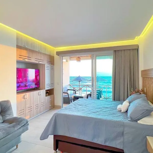 Suite privada frente al mar.，位于San Silvestre的酒店