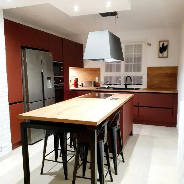 Gîte de la valleuse, capacité 12 personnes, idéal pour une grande famille，位于Senneville-sur-Fécamp的酒店