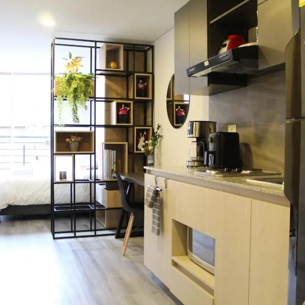 Loft between best business centers & restobars，位于波哥大的酒店
