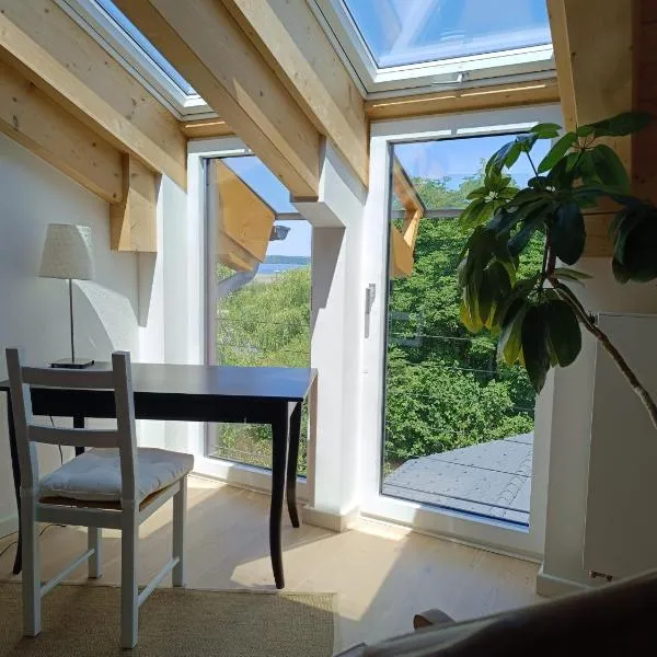 Apartment unterm Dach mit kleinem Seeblick，位于明辛的酒店