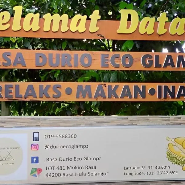 Rasa Durio Eco Glampz，位于峇冬加里的酒店