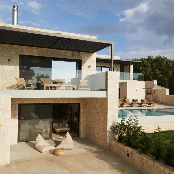 Luxury Stone Houses Corfu，位于Píthos的酒店