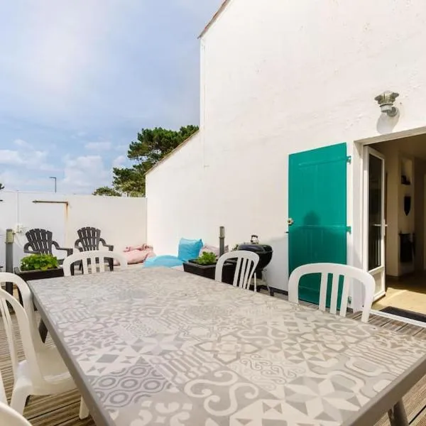 Maison 3 chambres, terrasse et piscine，位于滨海布雷蒂尼奥勒的酒店