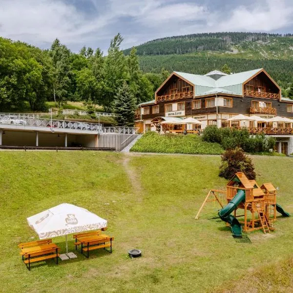 Hotel Zátiší，位于Bedřichov的酒店