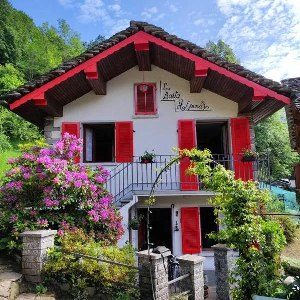 La baita alpina，位于斯科佩洛的酒店