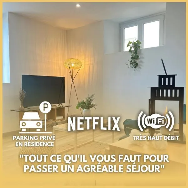 Accès Mer - Netflix - Fibre - T2 IODELYS，位于拉尔莫巴当的酒店