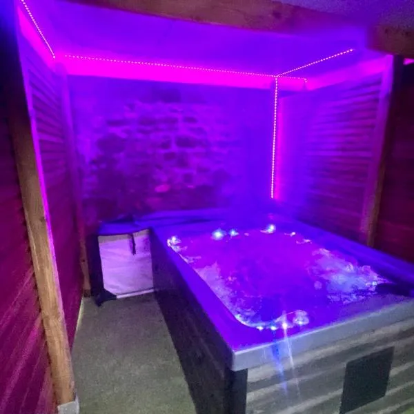 Beau Loft room proche mont saint Michel jaccuzi illimité en plein centre Avranches，位于圣康坦索勒的酒店