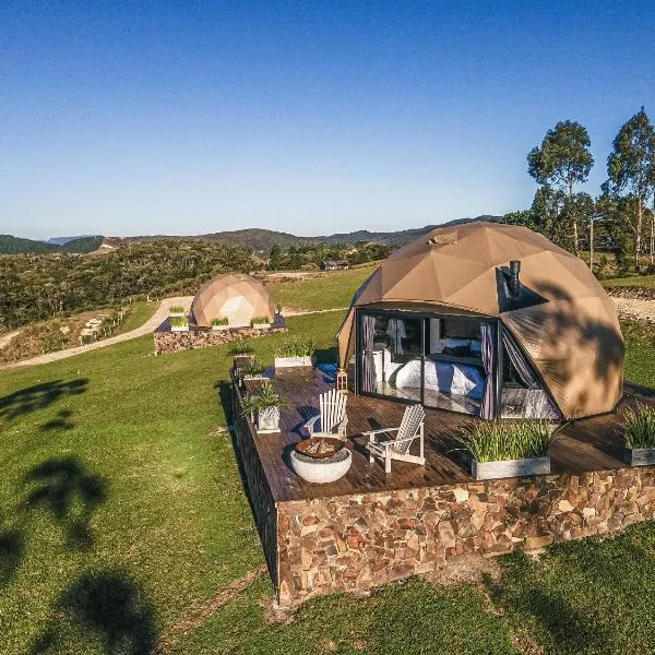 Kairos Glamping - Rancho Queimado - SC，位于兰舒凯马杜的酒店