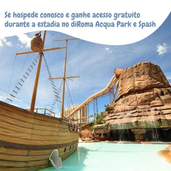 Spazzio Diroma Hospedagem com acesso gratuito no Acqua Park，位于卡达斯诺瓦斯的酒店