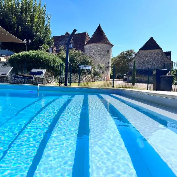 Hôtel Les Vieilles Tours Rocamadour，位于Reilhaguet的酒店