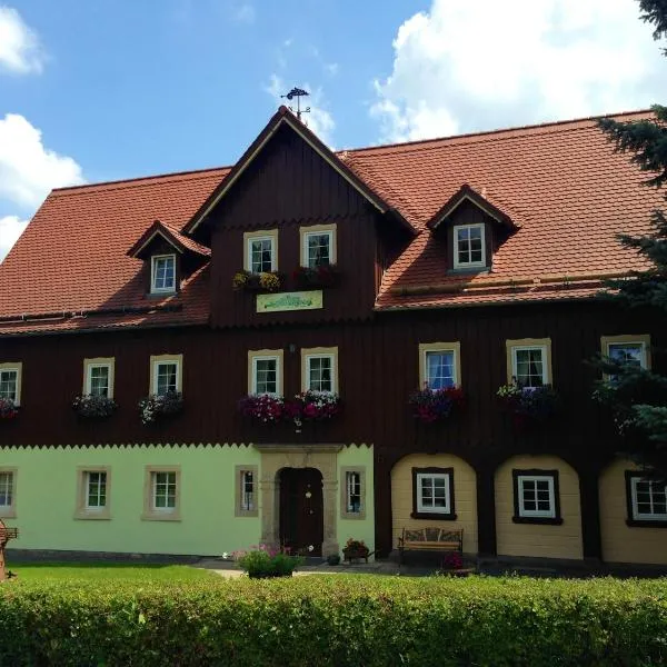 Pension Immergrün，位于永斯多夫的酒店