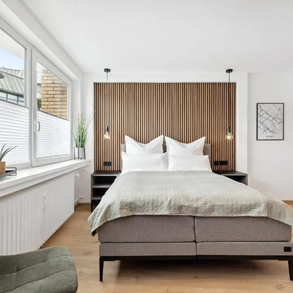 Modernes Studio am Bremer Dom mit Balkon，位于不莱梅的酒店