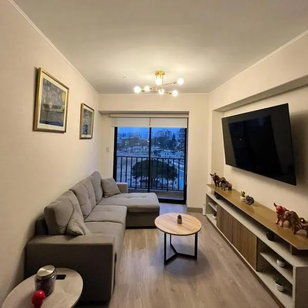 Departamento de Estreno en Barranco，位于利马的酒店