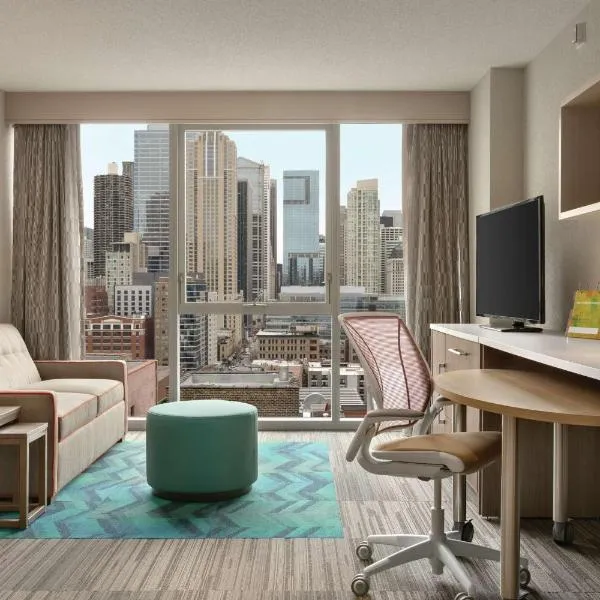 Home2 Suites By Hilton Chicago River North，位于芝加哥的酒店