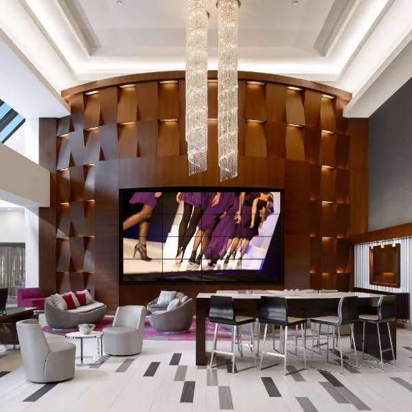 洛杉矶伍德兰德希尔斯希尔顿酒店，位于伍德兰希尔斯的酒店