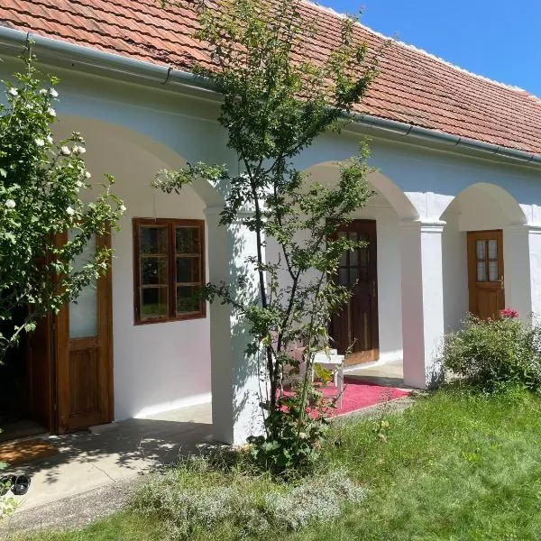 Charmantes Arkadenhaus mit großem Garten，位于Csapod的酒店