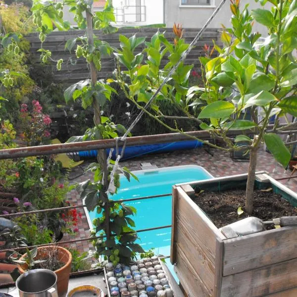 Maison de ville terrasse piscine jardin，位于尼奥尔的酒店