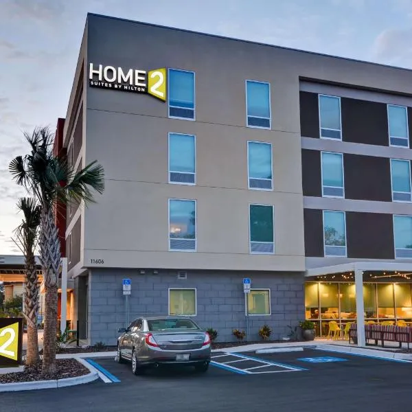 Home2 Suites By Hilton Tampa USF Near Busch Gardens，位于Orient Park的酒店