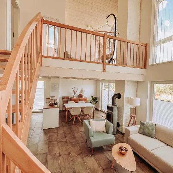 Malerisch am See mit Kamin, Sauna & Whirlpool，位于诺德霍恩的酒店