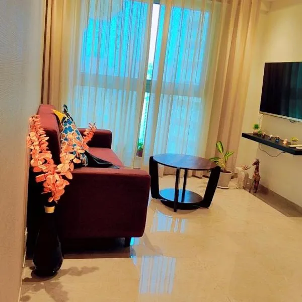 Trendy1BR+smart kitchen +Living room+1.5 toilets，位于孟买的酒店