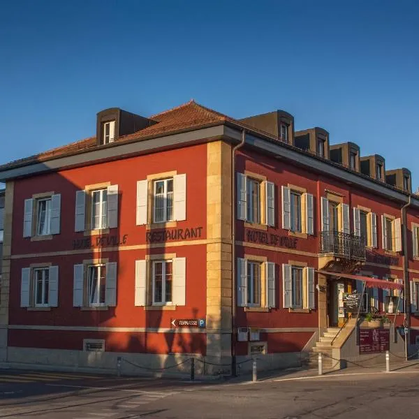 Hotel de ville d'Yvonand，位于滨湖埃斯塔瓦耶的酒店