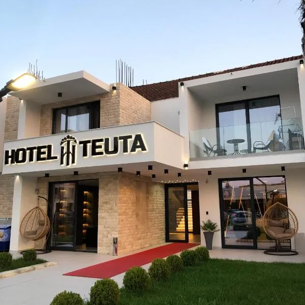 Hotel Teuta，位于乌尔齐尼的酒店