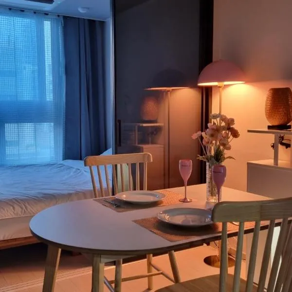 Daegu StarB&B DSR Hotel mia Guestroom，位于大邱的酒店