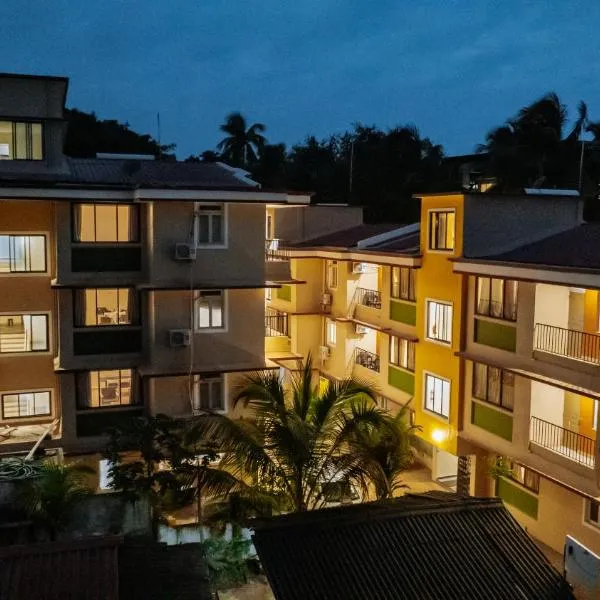 Kay's Calangute Resort Service Apartments - Near Calangute Beach，位于卡兰古特的酒店
