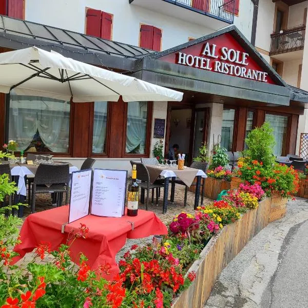 Al Sole Hotel Ristorante dal 1870，位于Lozzo Cadore的酒店