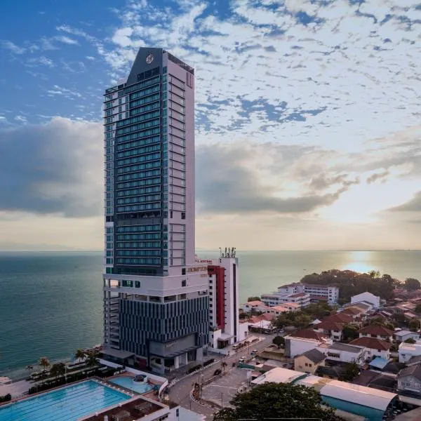Hompton Hotel by the Beach，位于Batu Lanchang Lama的酒店