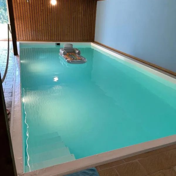 Home of Oasis - Indoorpool, Sauna, Naturteich，位于Surwold的酒店