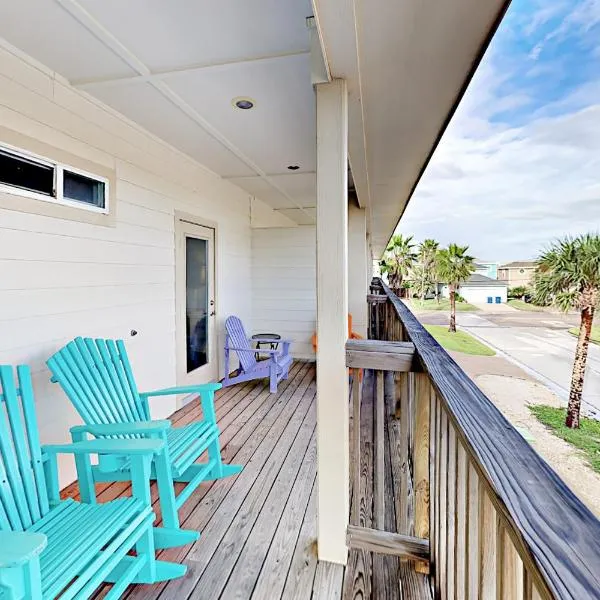 Gulfside Condominiums 14 Port Aransas Condo 1A Unit 14，位于阿兰瑟斯港的酒店