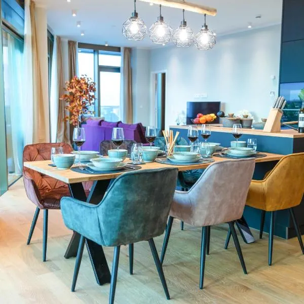 CABANA - TheView - Terrasse - Waterfront - kostenloser Parkplatz - WiFi，位于奥尔登堡的酒店